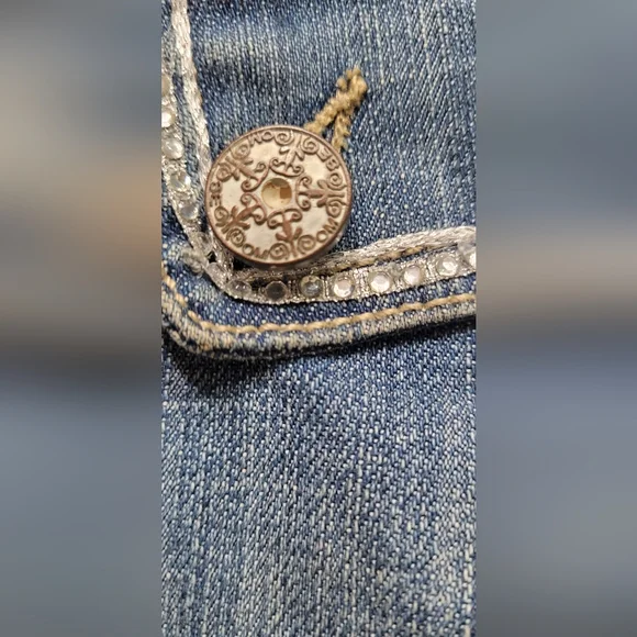 ❤️ ROSA & ROSE MINI SKIRT  LIGHT BLUE SIZE: M - Picture 10 of 12